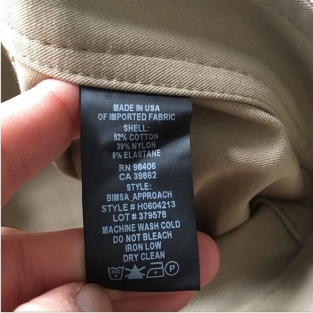 THEORY Bimsa Approach Ankle Straight Leg‎ Stretchy Pants in Sierra Beige 0 - Picture 13 of 13